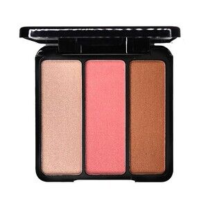Eve Pearl Blush Trio Compact Bronzing Highlighter Blush 3 Shades NEW Fresh $36